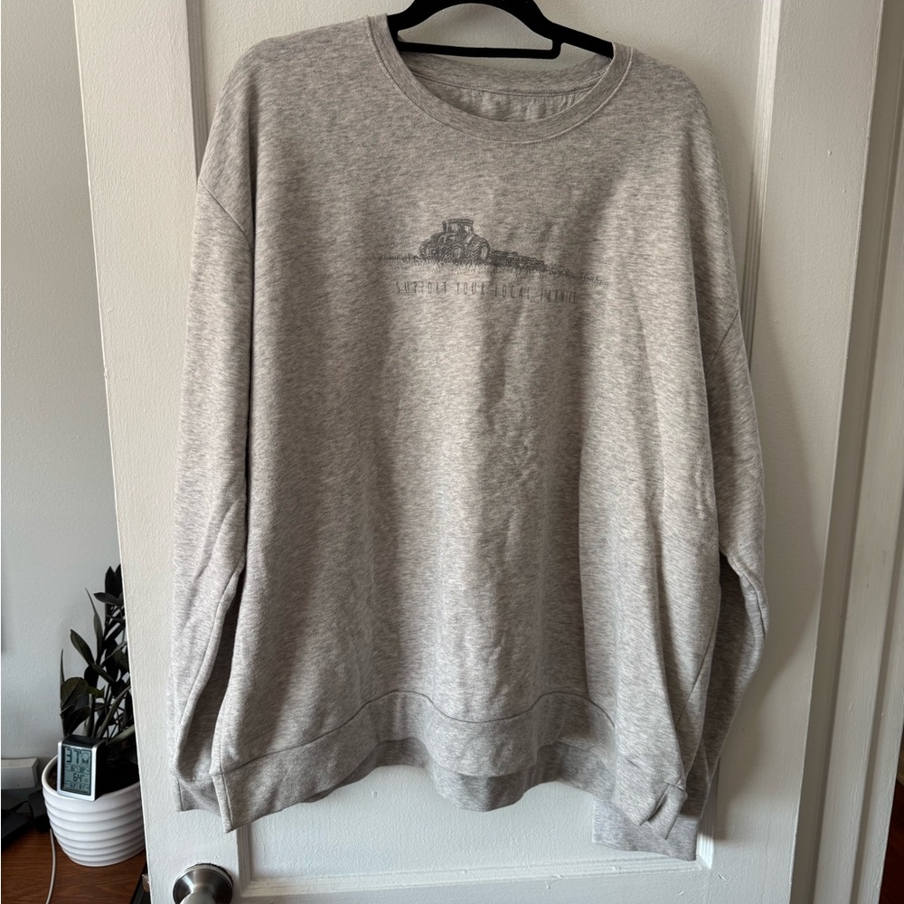 Gray Crewneck Sweater
